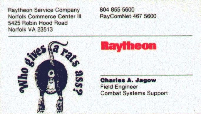 A picture of my old business card.